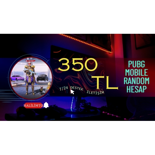  350 TL PUBG MOBİLE RANDOM HESAP